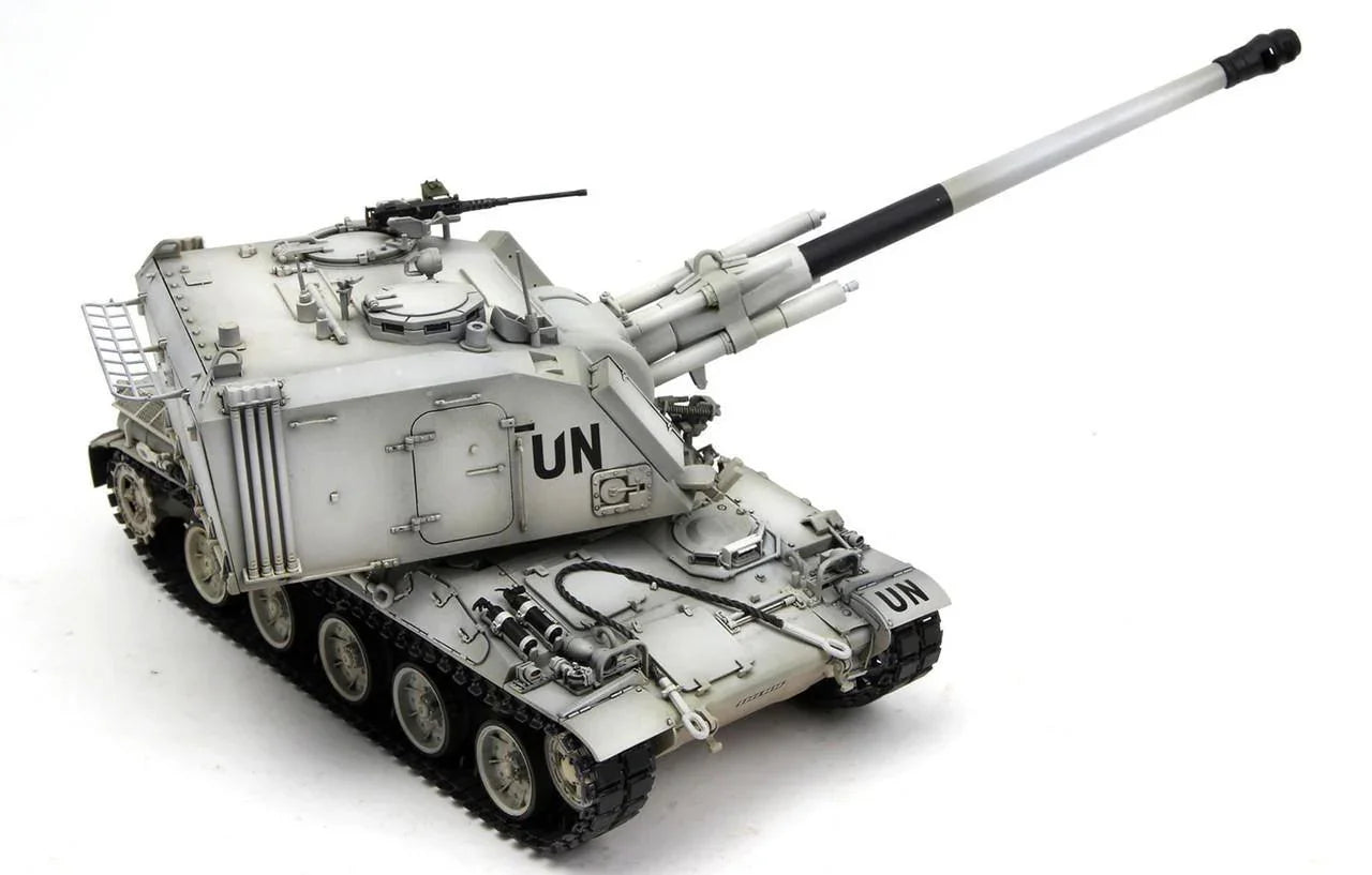 Meng AUF1 TA 155mm Self-Propelled Howitzer French Tank (UN & NATO Markings) 1/35 Model Kit - A-Z Toy Hobby