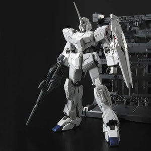 Bandai Unicorn Gundam HD Color + MS Cage MG 1/100 Model Kit - A-Z Toy Hobby