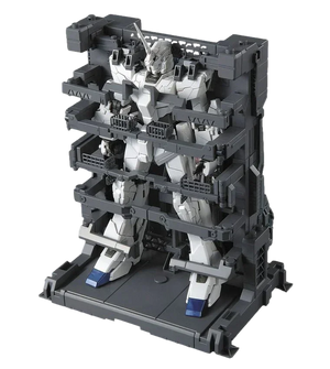 Bandai Unicorn Gundam HD Color + MS Cage MG 1/100 Model Kit - A-Z Toy Hobby