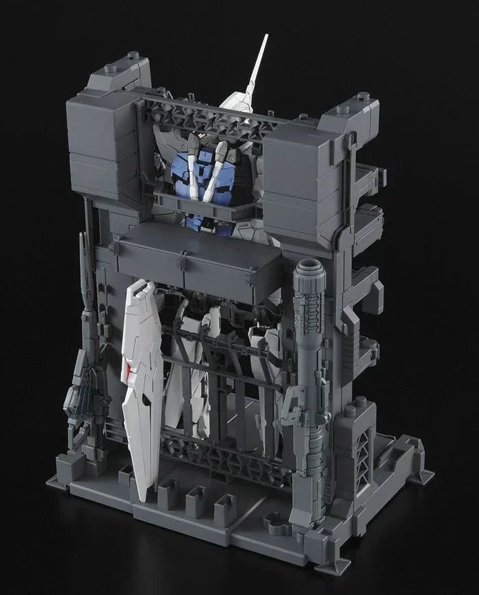 Bandai Unicorn Gundam HD Color + MS Cage MG 1/100 Model Kit - A-Z Toy Hobby