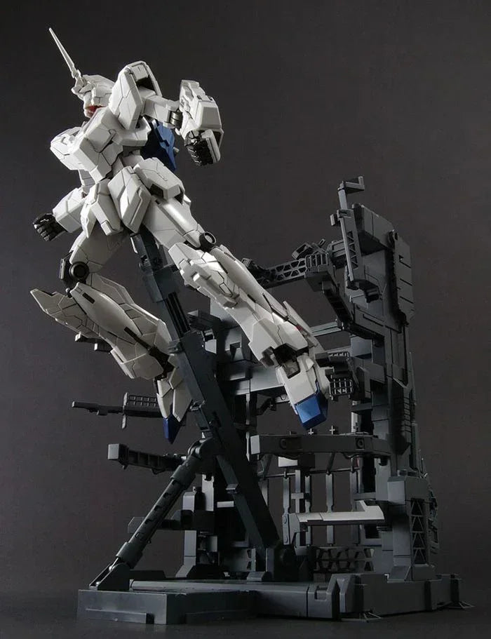 Bandai Unicorn Gundam HD Color + MS Cage MG 1/100 Model Kit - A-Z Toy Hobby