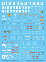 G-Rework Water Decal For MG GM Sniper II - A-Z Toy Hobby