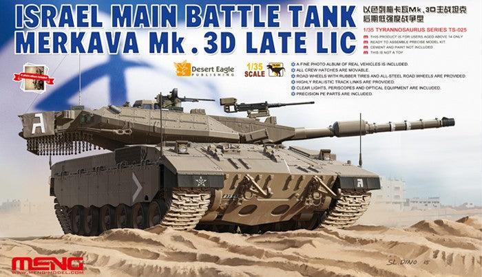 Meng Israel Main Battle Tank Merkava Mk.3D Late LIC 1/35 Model Kit - A-Z Toy Hobby