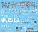 G-Rework Water Decal For MG Fazz Ver. Ka - A-Z Toy Hobby