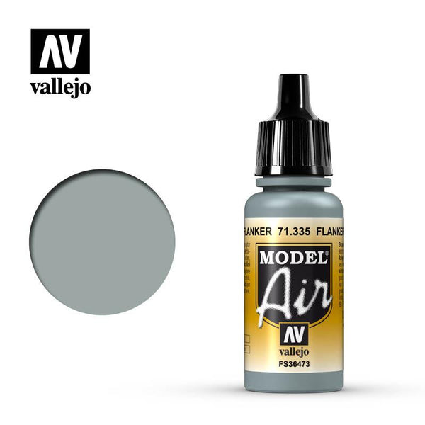 Vallejo 71335 Model Air Flanker Light Gray Acrylic Paint 17ml - A-Z Toy Hobby