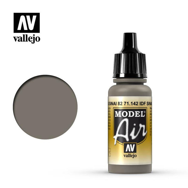 Vallejo 71142 Model Air IDF Sinai Gray 82 Acrylic Paint 17ml - A-Z Toy Hobby