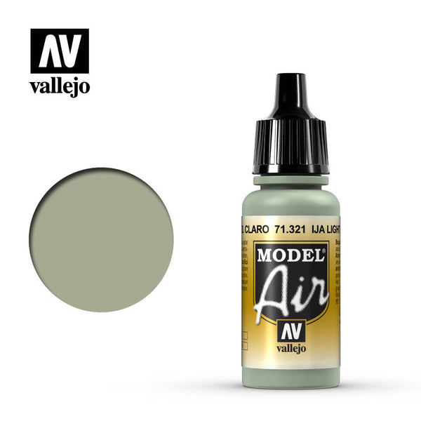 Vallejo 71321 Model Air IJA Light Gray Green Acrylic Paint 17ml