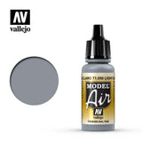 Vallejo 71050 Model Air Light Gray Acrylic Paint 17ml - A-Z Toy Hobby