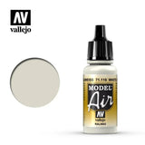 Vallejo 71119 Model Air White Gray Acrylic Paint 17ml - A-Z Toy Hobby