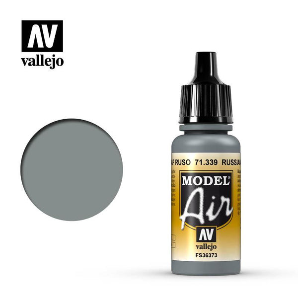 Vallejo 71339 Model Air Russian AF Gray N.3 Acrylic Paint 17ml - A-Z Toy Hobby