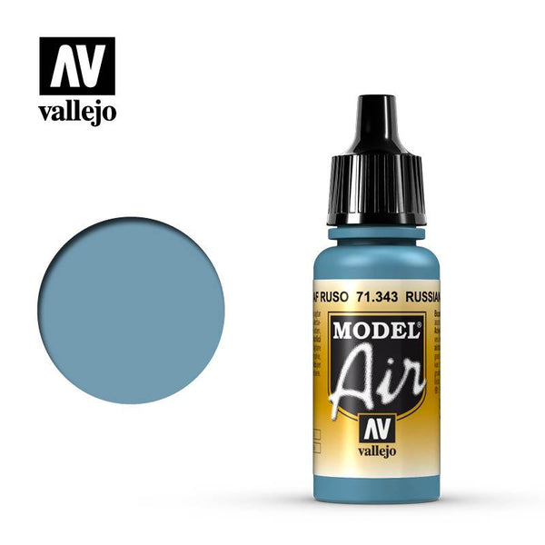 Vallejo 71343 Model Air Russian AF Gray N.7 Acrylic Paint 17ml - A-Z Toy Hobby