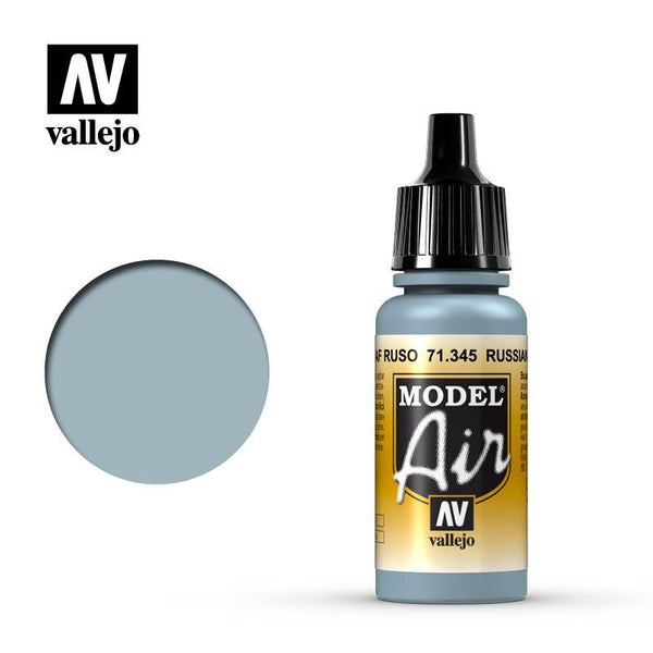 Vallejo 71345 Model Air Russian AF Gray N.8 Acrylic Paint 17ml - A-Z Toy Hobby