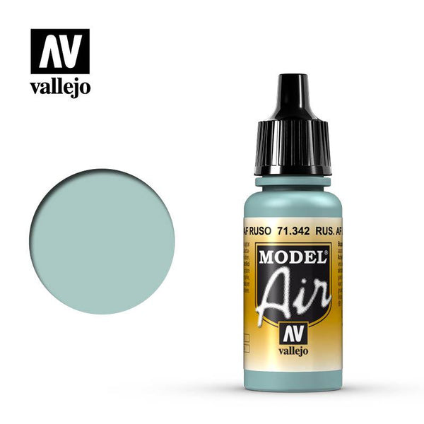 Vallejo 71342 Model Air Russian AF Light Blue Acrylic Paint 17ml - A-Z Toy Hobby