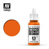 Vallejo 70733 Model Color 207 Fluorescent Orange Acrylic Paint 17ml - A-Z Toy Hobby