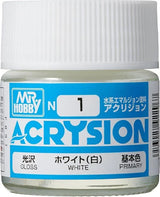 Mr. Hobby N1 Acrysion White Paint 10ml - A-Z Toy Hobby