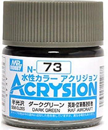 Mr. Hobby N73 Acrysion Dark Green Paint 10ml - A-Z Toy Hobby
