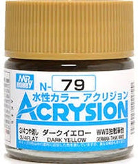 Mr. Hobby N79 Acrysion Dark Yellow Paint 10ml