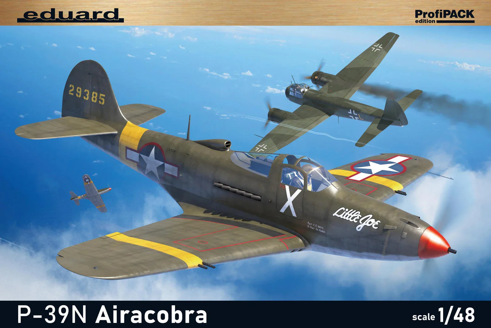 Eduard 8067 P-39N Airacobra US Fighter ProfiPACK 1/48 Model Kit - A-Z Toy Hobby