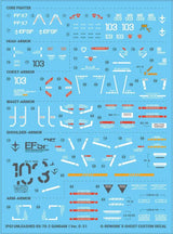 G-Rework Water Decal For PG Unleashed RX-78-2 G3 Ver. - A-Z Toy Hobby