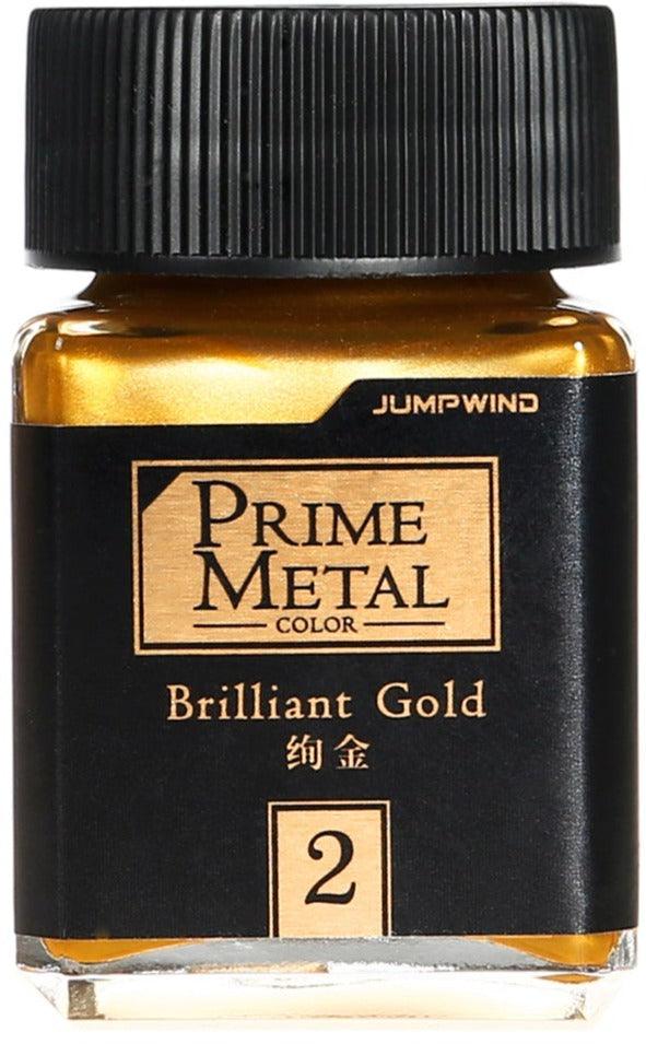 Jumpwind PM02 Prime Metal Brilliant Gold Paint 18ml - A-Z Toy Hobby