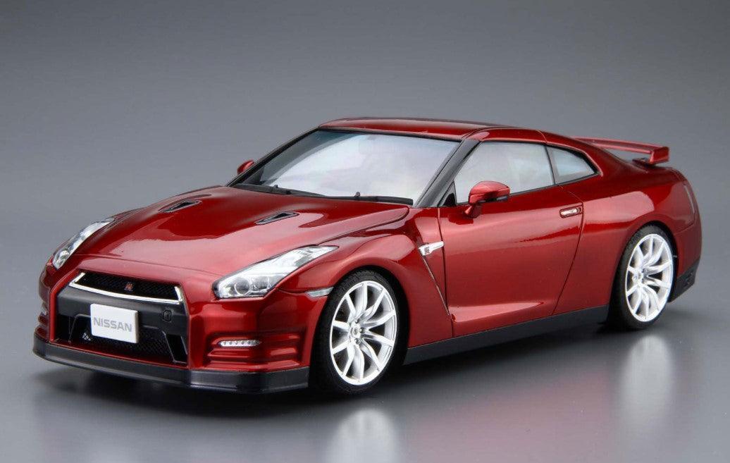 Aoshima 03 Nissan 2014 R35 GT-R Pure Edition 1/24 Model Kit - A-Z Toy Hobby