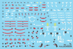Delpi Water Decal For RG RX-78GP01Fb Full Burnern - A-Z Toy Hobby