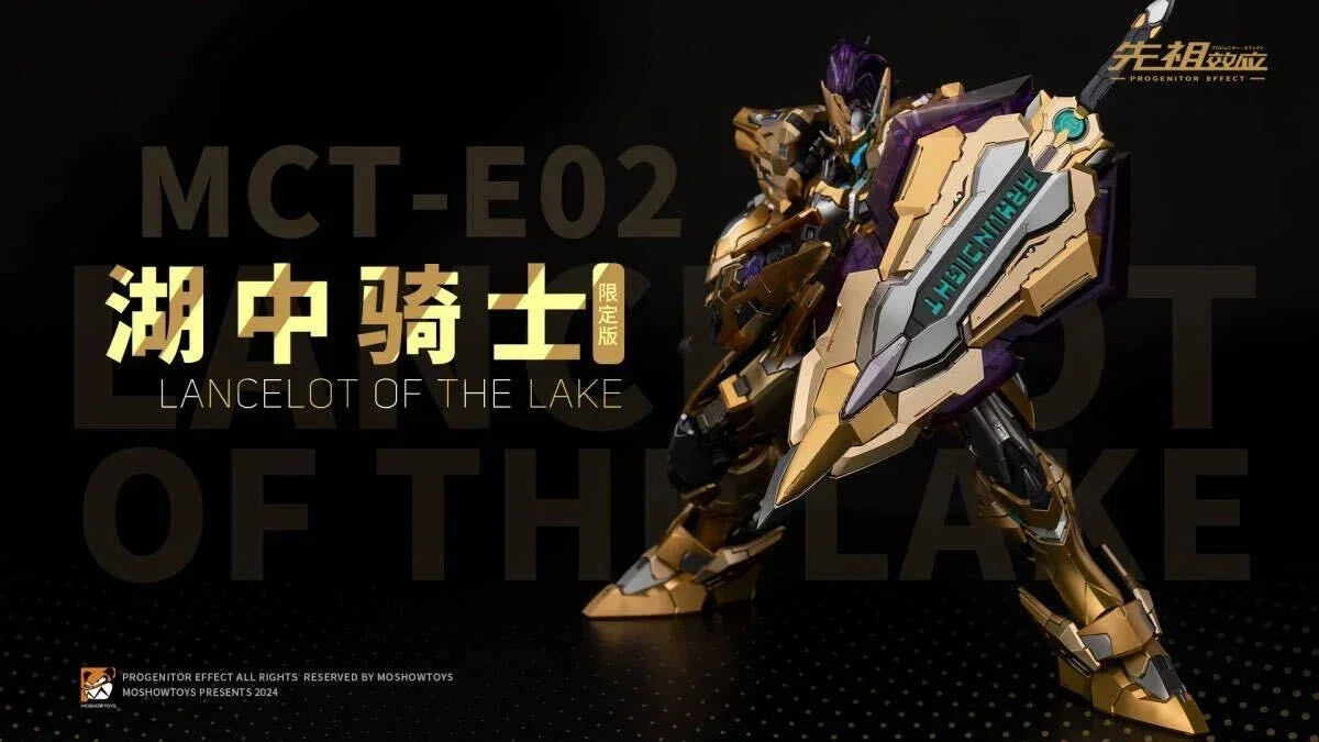 MOSHOWTOYS Progenitor Effect MCT-E02 Lancelot of the Lake Gold Edition Action Figure - A-Z Toy Hobby