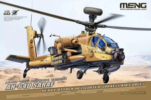 Meng QS-005S AH-64D Israeli Saraf Heavy Attack Helicopter 1/35 Model Kit - A-Z Toy Hobby