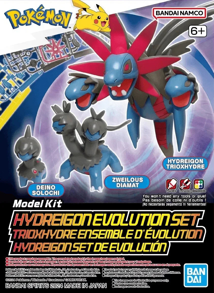 Bandai Pokemon Hydreigon Evolution Set Model Kit - A-Z Toy Hobby