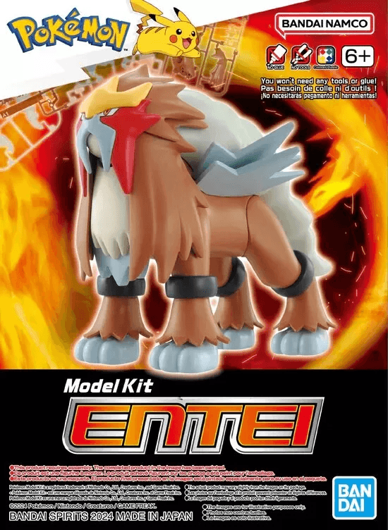 Bandai Pokemon Entei Model Kit