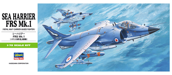 Hasegawa 00235 Sea Harrier FRS Mk.1 1/72 Model Kit B5 - A-Z Toy Hobby