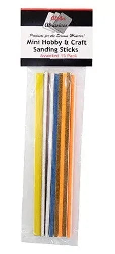 Flex-I-File 101 Hobby & Craft Mini Sanding Sticks (15pcs) - A-Z Toy Hobby