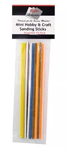 Flex-I-File 101 Hobby & Craft Mini Sanding Sticks (15pcs)