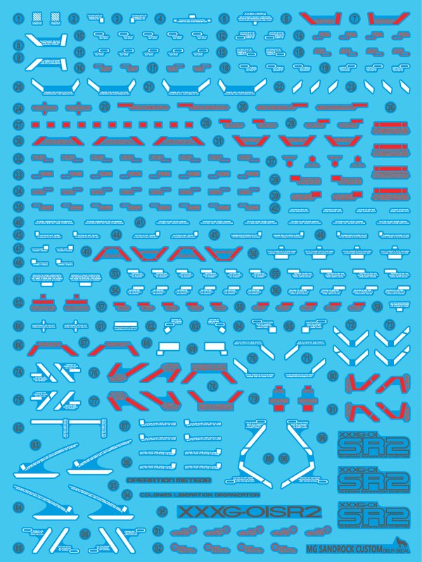 Delpi Water Decal For MG Sandrock