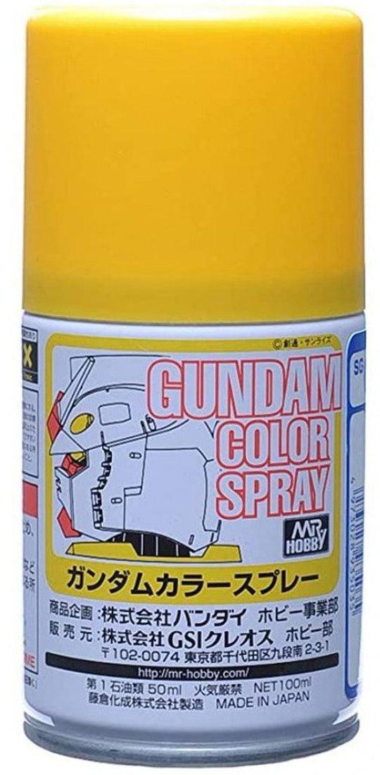 Mr. Hobby SG03 Gundam Color MS Yellow Lacquer Spray Paint 100ml - A-Z Toy Hobby