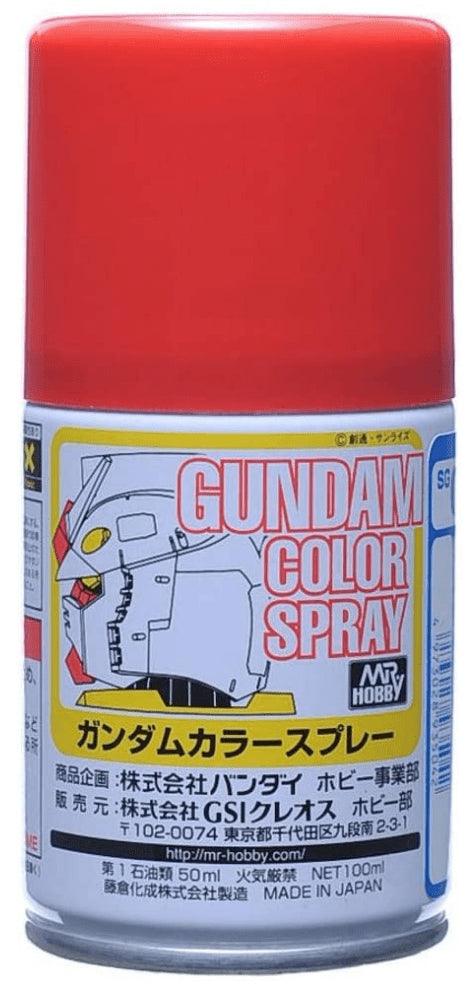 Mr. Hobby SG04 Gundam Color MS Red Lacquer Spray Paint 100ml - A-Z Toy Hobby