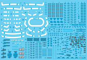 Delpi Water Decal For MG The-O - A-Z Toy Hobby