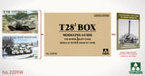 Takom 2209W T28 Box (T-28 + M28A1/A2 + Modelling Guide) 1/35 Model Kit