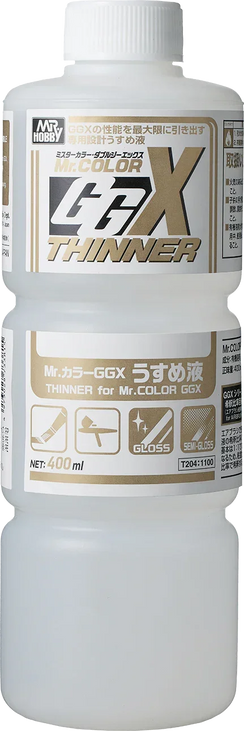 Mr. Hobby T204 Mr. Color GGX Thinner 400ml - A-Z Toy Hobby