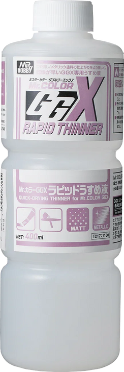Mr. Hobby T217 Mr. Color GGX Rapid Thinner 400ml - A-Z Toy Hobby