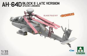 Takom 2608 AH-64D Apache Longbow Block II Late Version 1/35 Model Kit - A-Z Toy Hobby