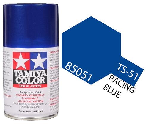 Tamiya 85051 TS-51 Racing Blue Lacquer Spray Paint 100ml TAM85051 - A-Z Toy Hobby