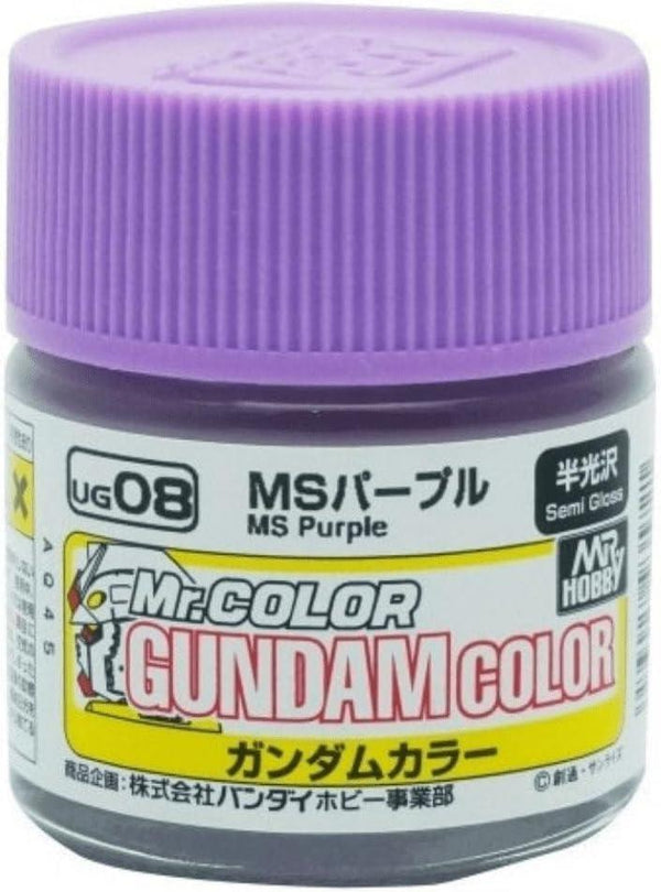 Mr. Hobby UG08 Gundam Color MS Purple Lacquer Paint 10ml - A-Z Toy Hobby