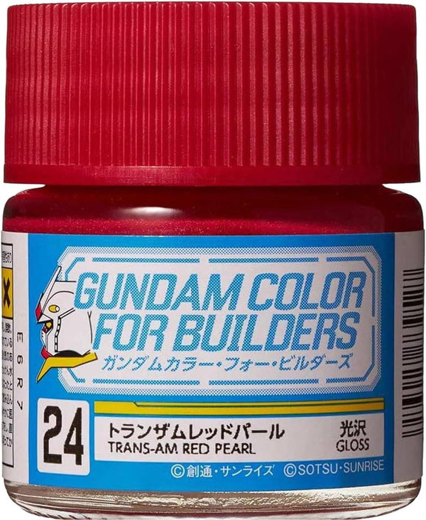 Mr. Hobby UG24 Gundam Color Trans Am Red Pearl Lacquer Paint 10ml - A-Z Toy Hobby