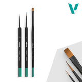 Vallejo B03990 Precision Starter Brush Set (3pcs) - A-Z Toy Hobby