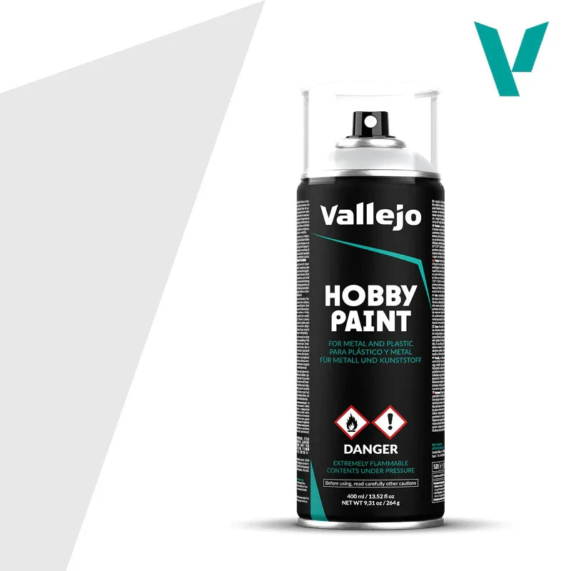 Vallejo 28011 Gray Spray Paint 400ml - A-Z Toy Hobby