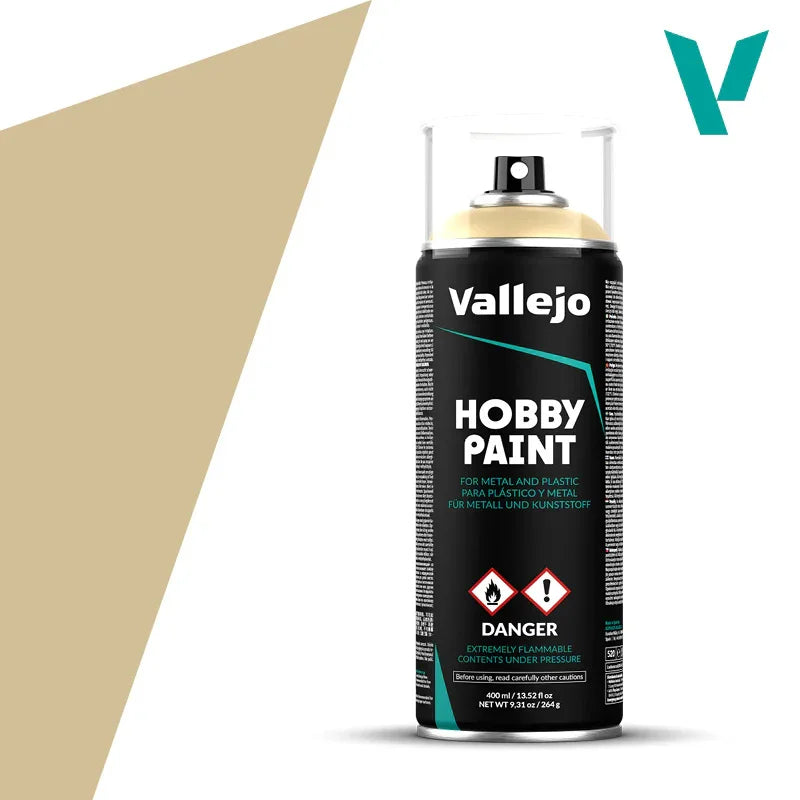 Vallejo 28013 Bone White Spray Paint 400ml - A-Z Toy Hobby