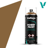 Vallejo 28014 Leather Brown Spray Paint 400ml - A-Z Toy Hobby