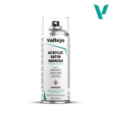 Vallejo 28532 Satin Varnish Spray Paint 400ml - A-Z Toy Hobby
