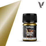 Vallejo 70795 Liquid Metal - Green Gold Paint 35ml - A-Z Toy Hobby